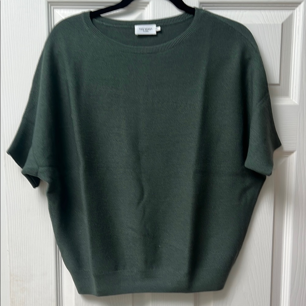 The Reset Forest Green Women's Crew Neck Sweater size s/m